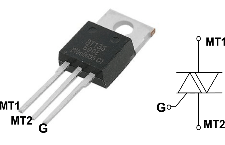 BT136 triac applications circuit