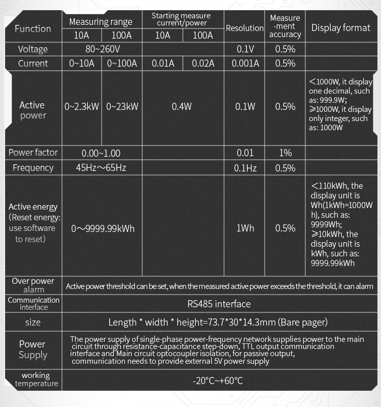 PZEM-004-specification